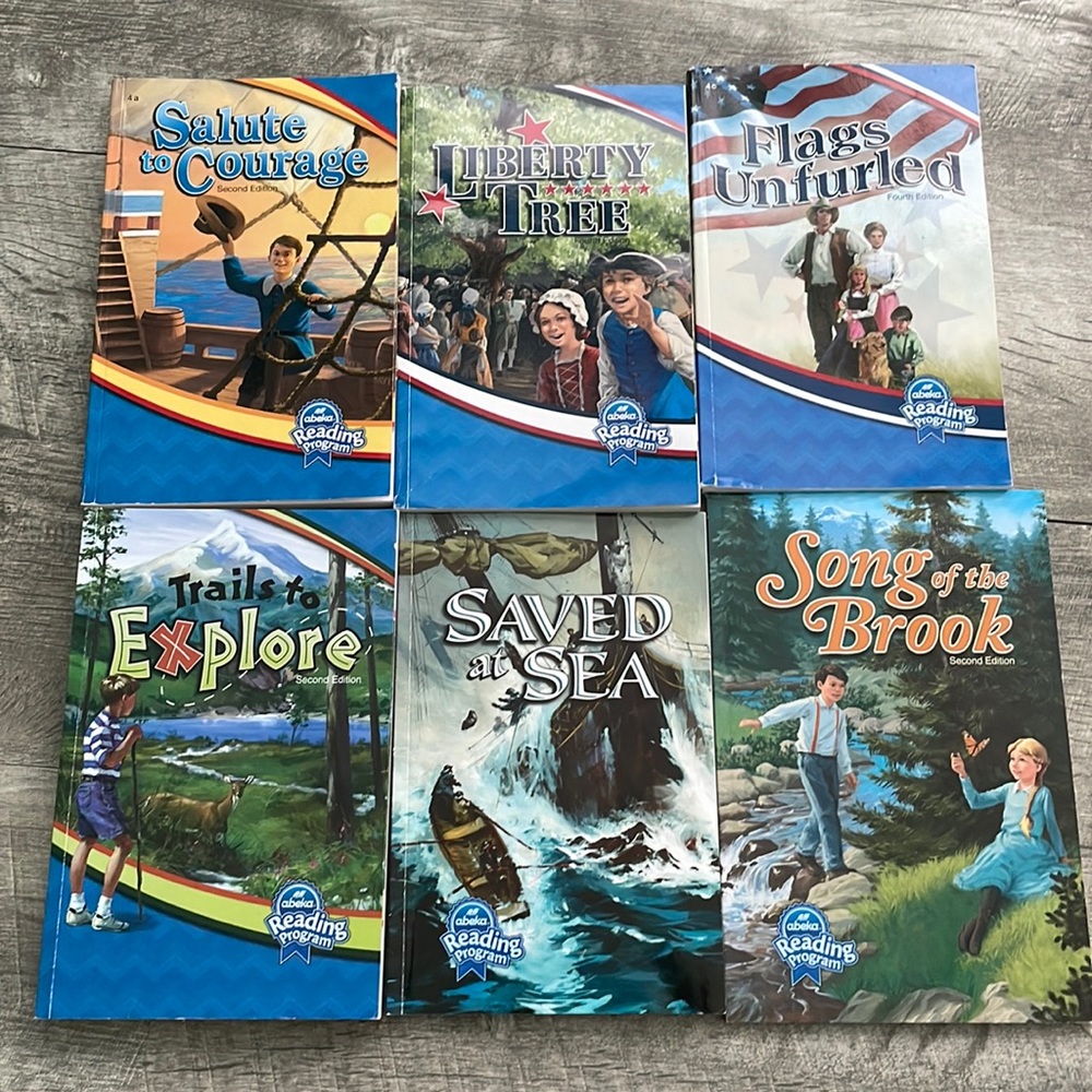 Abeka Homeschool 4th grade reading books